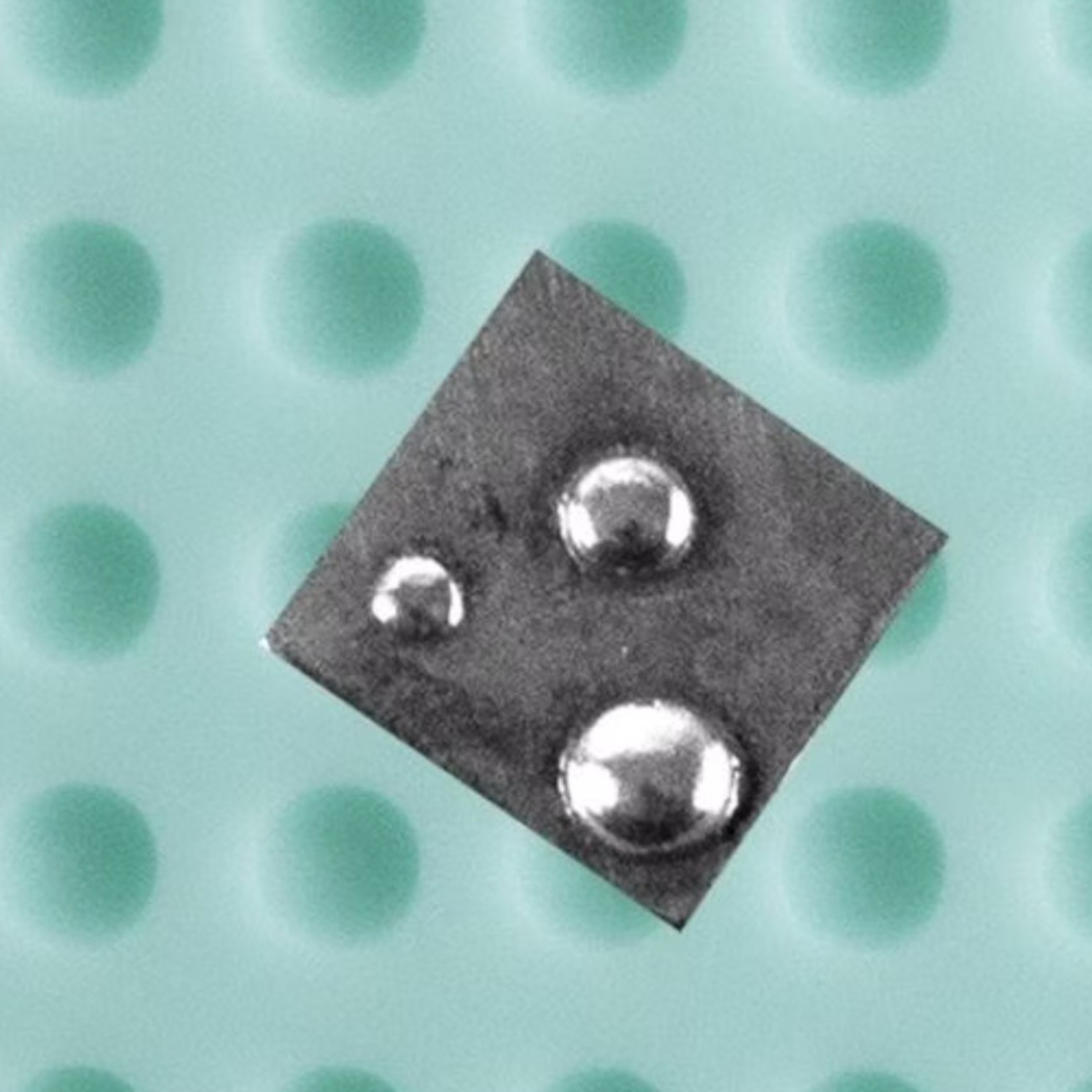 Finishing touch mold. Siliconen mal voor afwerking round domed (F-2551) - Afbeelding 2