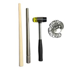 Ringen gereeedschapset inclusief stalen tribulet. Japanse of Europese maatvoering