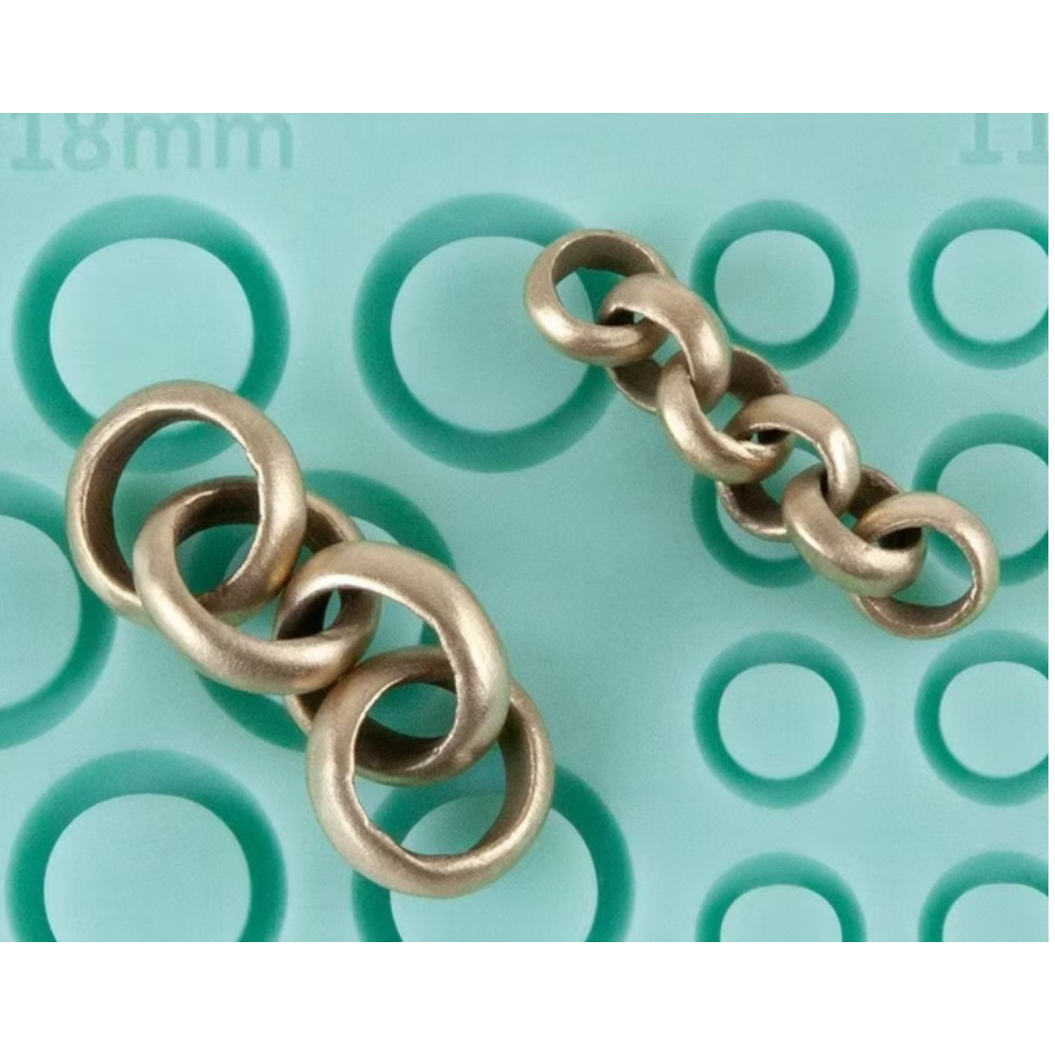 Finishing touch mold. Siliconen mal Schakels Connector 7 081 - Afbeelding 2