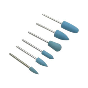 Siliconen polijstrubbers universeel voor multitools. Set van 6.