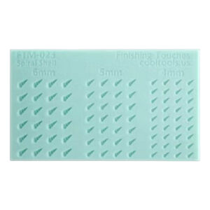 Finishing touch mold. Siliconen mal spiraal schelpje -023