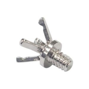 Art Clay chaton 4mm op schroef  voor verwisselbare sieraden. K-1004