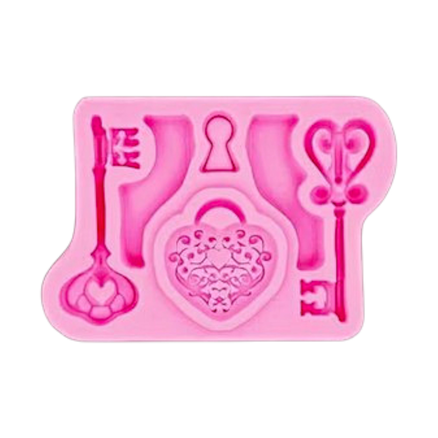 Moules en silicone pour clés, trous de serrure et serrures