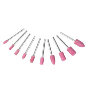 Keramische slijpsteen voor schuren met  dremel of andere mulitool. Set van 10