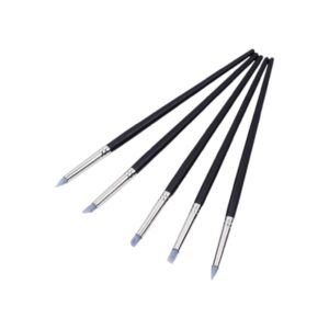 Modelleerspatels met rubber tip set van 5 spatels