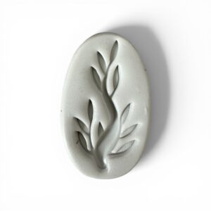 Silicone mold sprig with leaves