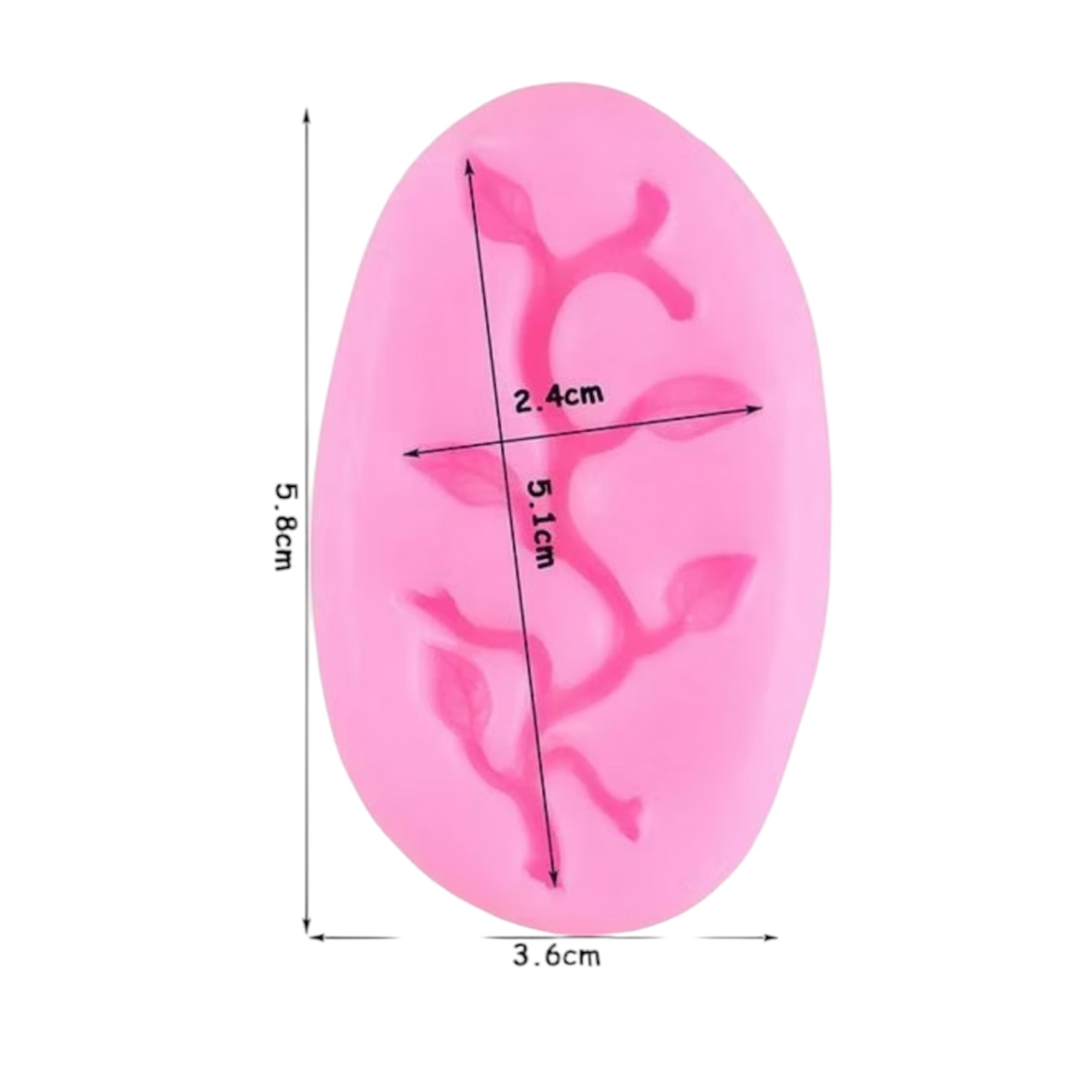 Siliconen mal takje met knop - Afbeelding 3