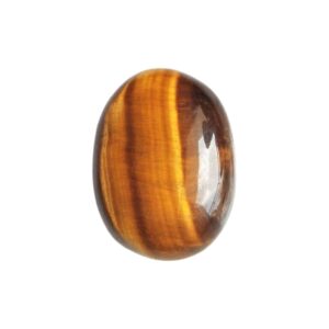 Natuursteen Cabochon Ovaal Tijgeroog Bruin  Diverse afmetingen.