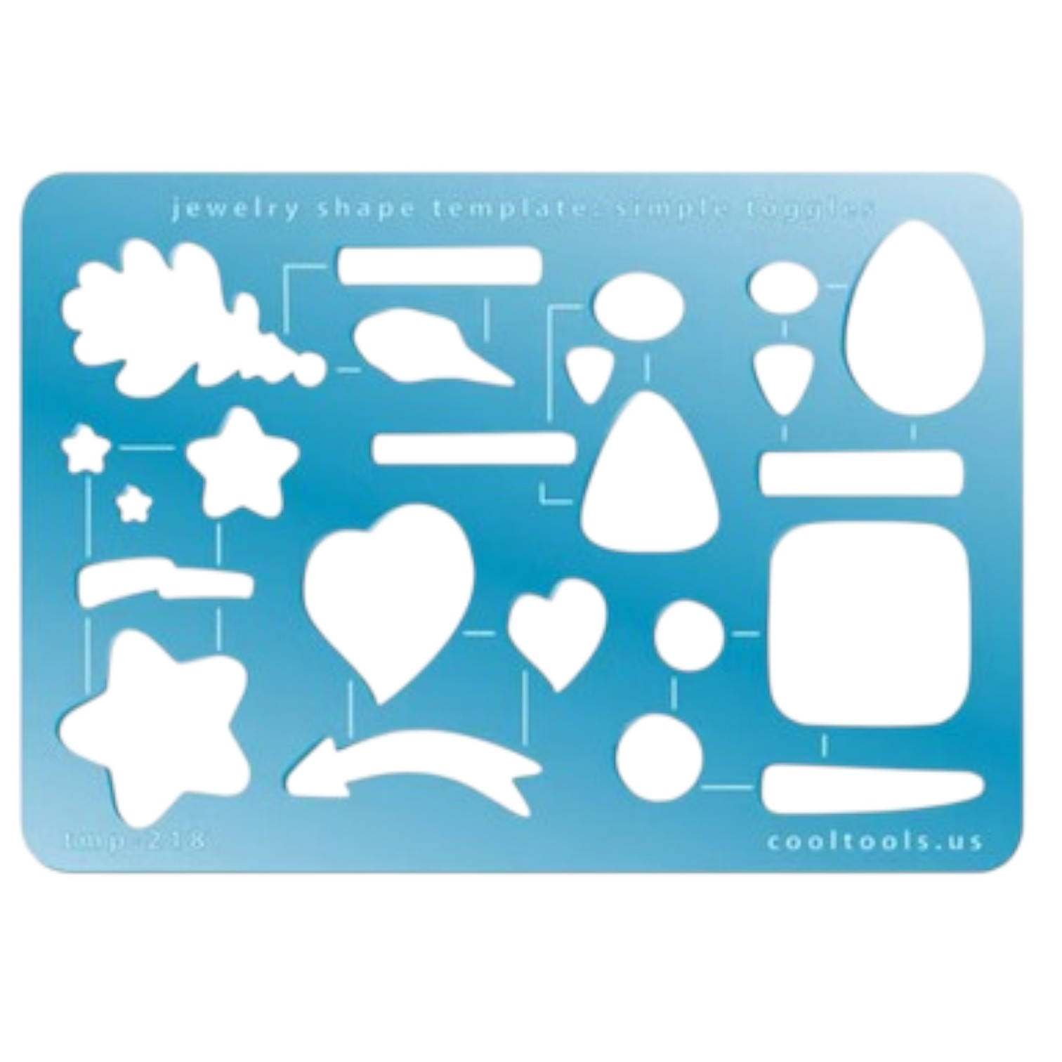 Template voor Toggles / sluitingen van metaalklei