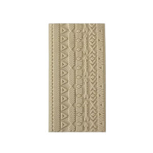 Textuurmat Rubberc  5*10 cm tribal borders - 754