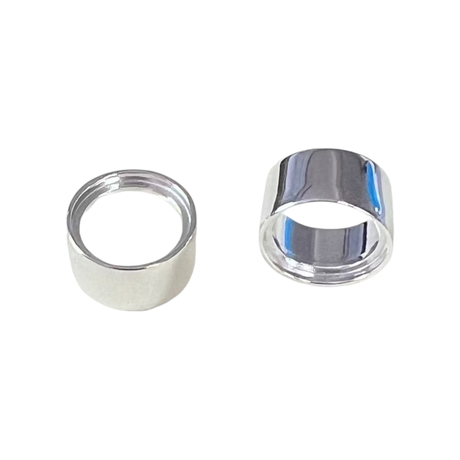 Tube setting rond. Maat is binnenmaat / steenmaat. 925 Diverse afmetingen