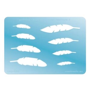 Sjabloon, template met diverse veren