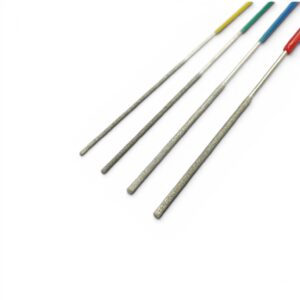 Professionele diamant vijlen rond verschillende maten 0.8/1.0/1.2/1.5mm (F-1377)
