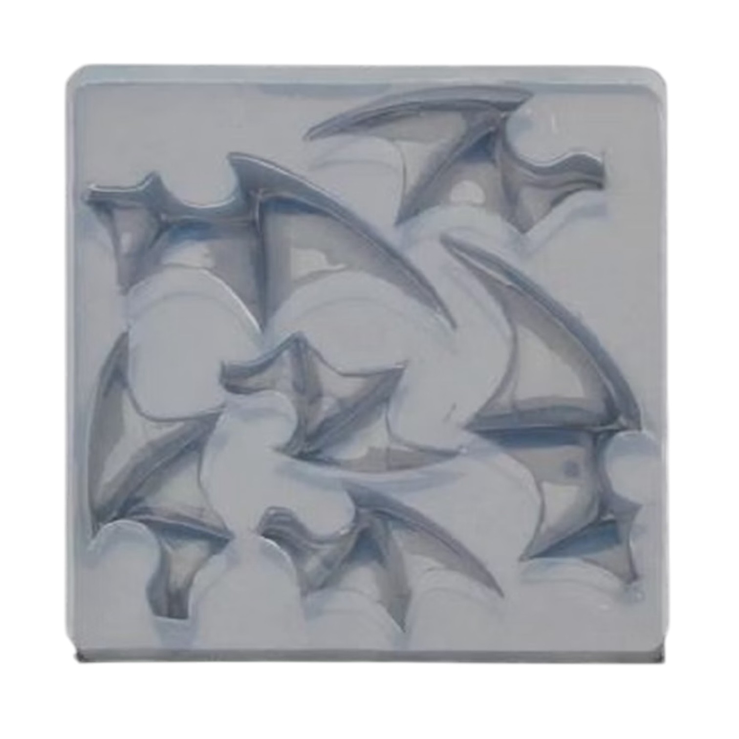 Siliconen mal met vleermuis vleugels. Mini mal