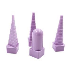 Vormenset 4 delig. Gechikt als basisvorm voor klei, quilling etc.