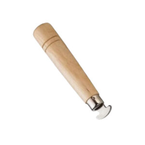 Zetstaal met houten heft