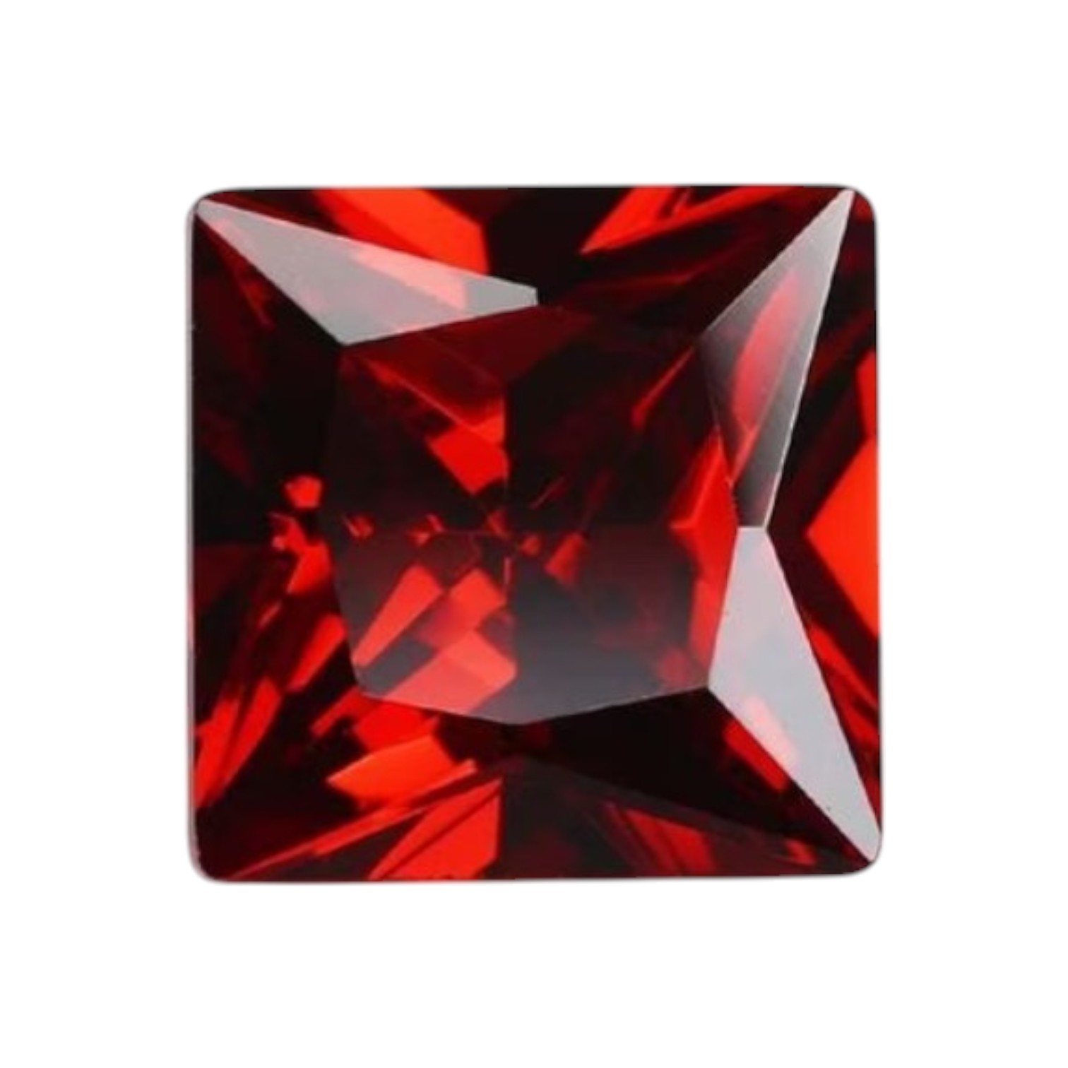 Zirconia AAAAA vierkant Div Afmetingen HITTEBESTENDIG Rood STAFFELKORTING