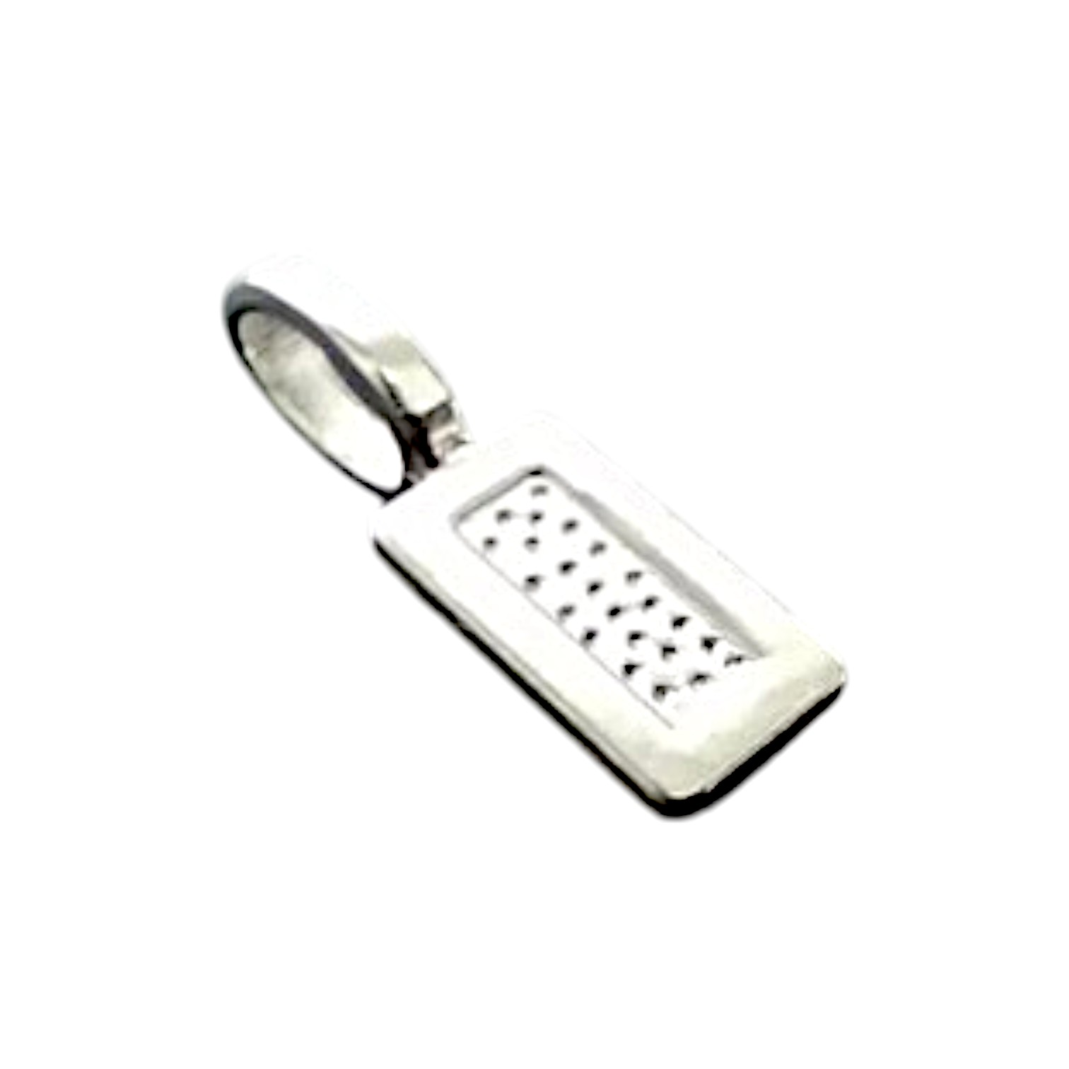 Hangeroog Plakoog Verzilverd met plakvlak 11mm * 5.5 mm Verpakt per 5 stuks