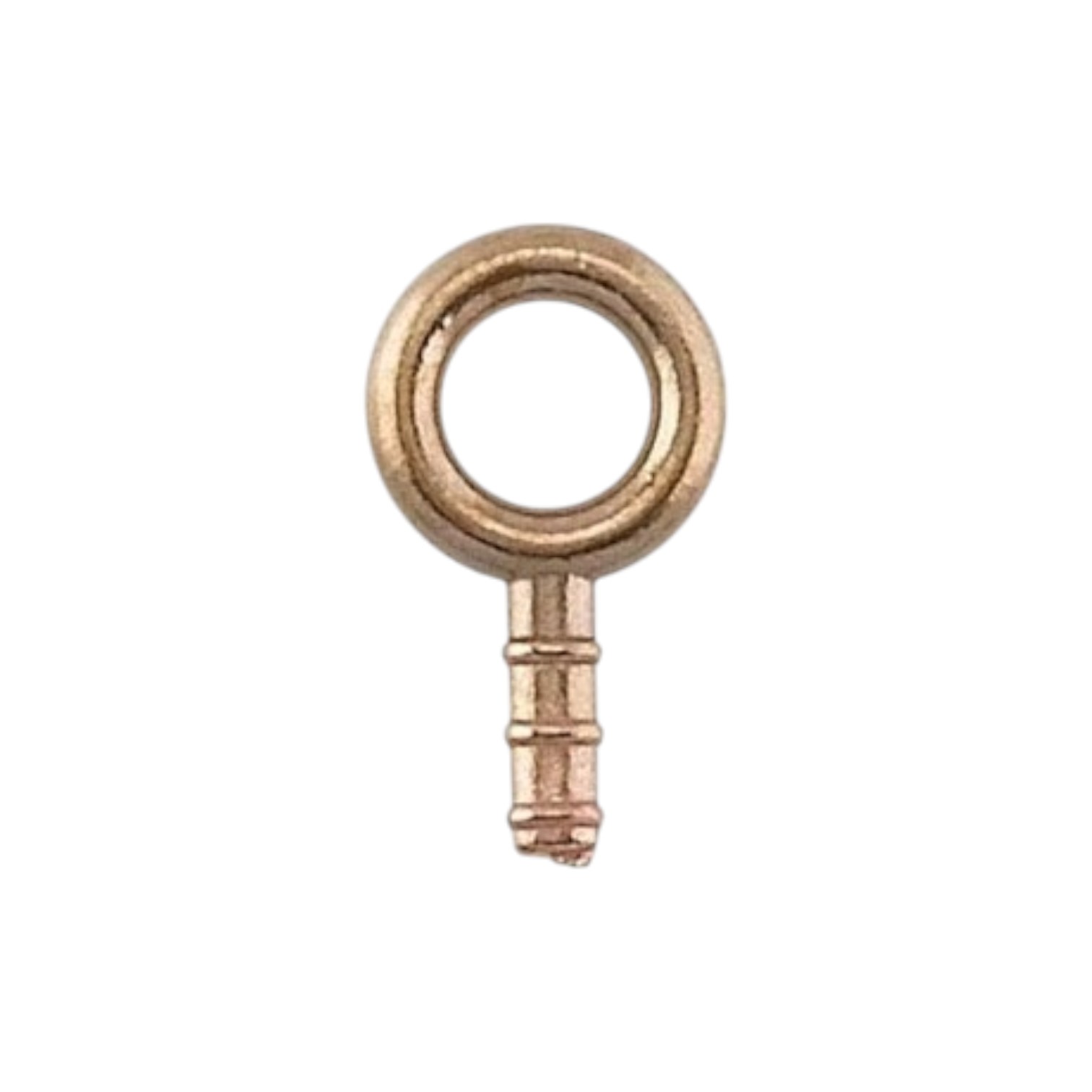 Schroefoogje brons voor meebakken in bronsklei. Per 5 stuks verpakt