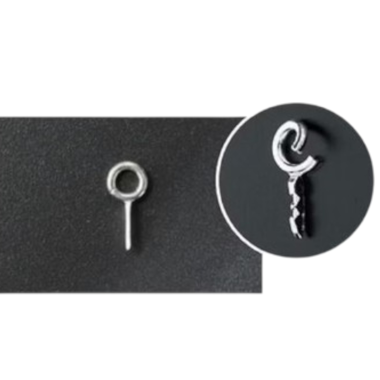 Art Clay Schroefoogje Plat. open. Groot oogje. Premium (K-0084A) Verpakt per 5