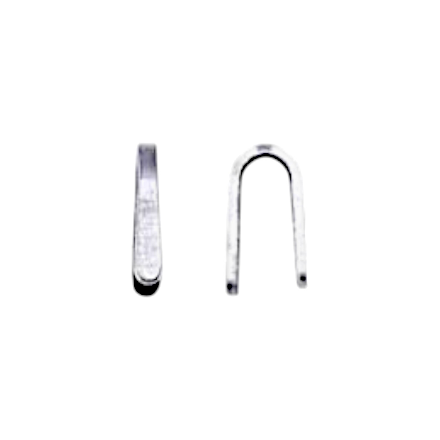 Eindstuk / eindkapje voor solderen 925 Sterling zilver Diverse afmetingen