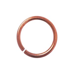 Jumpringen massief koper. Diverse maten. Verpakt per 10