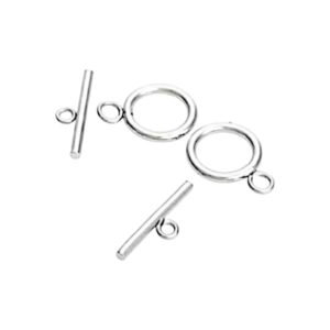 Toggle sluiting, kapittelslot RVS Diverse maten Prijs per 5 setjes