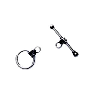 Toggle sluiting Antiek  925 Sterling zilver Prijs per set