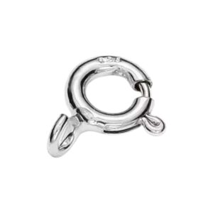 Veerring slotje, sluiting  925 Sterling zilver Diverse afmetingen