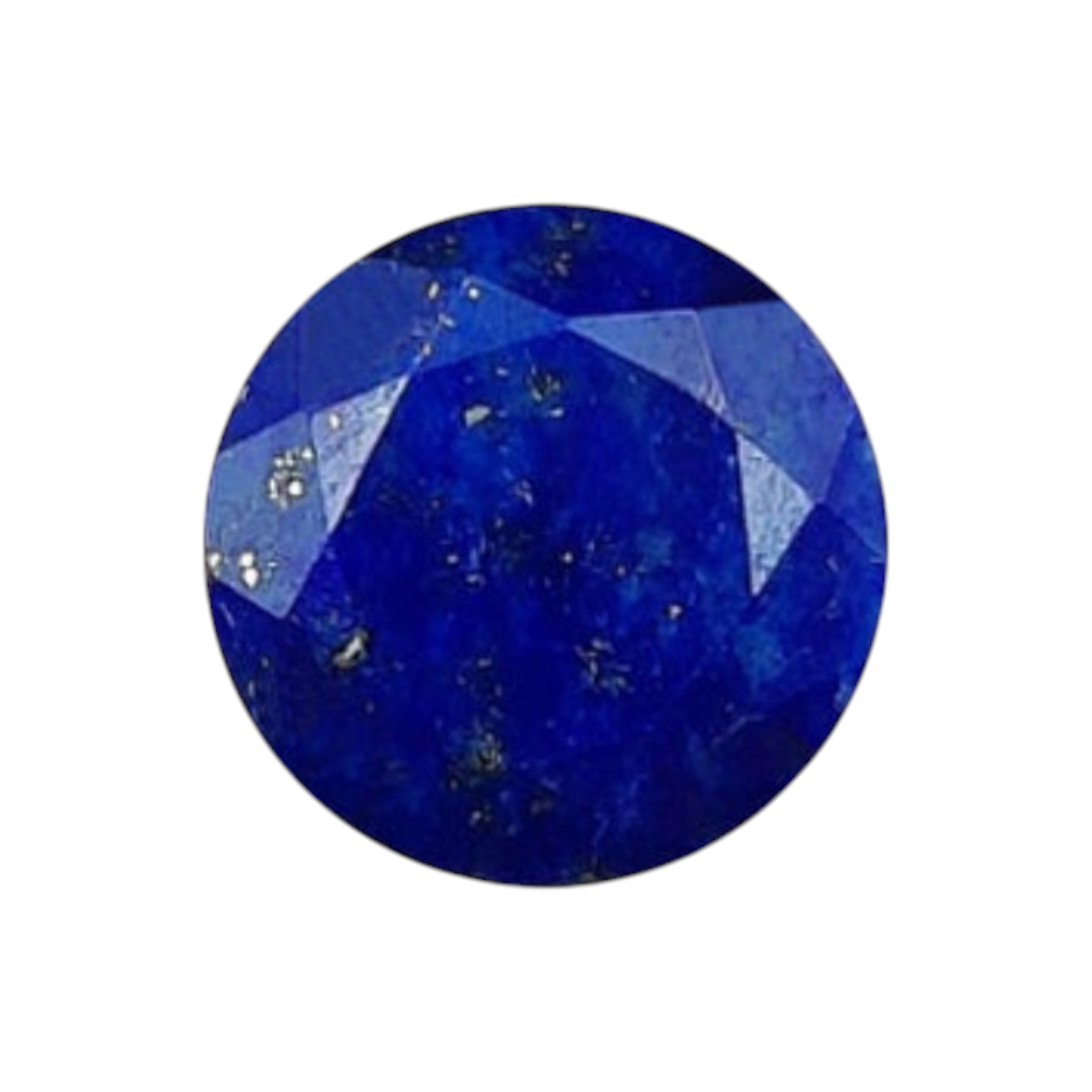 Natuursteen Cabochon Rond Lapis Lazuli Facet geslepen 12mm