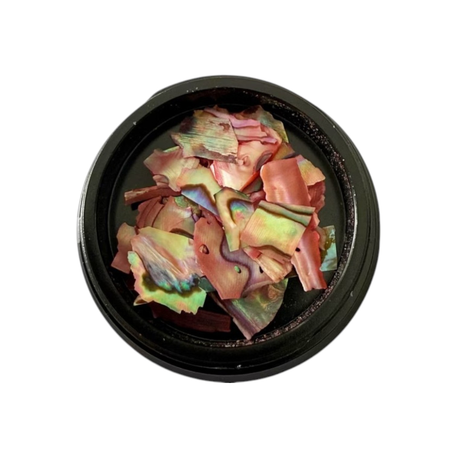 Abalone, schelp snippers voor inlay. Shell. Parelmoer. 5gram Diverse kleuren - Afbeelding 4