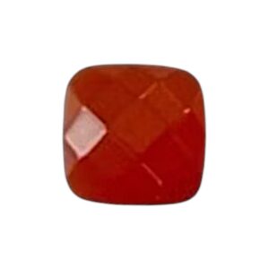 Rode agaat Facet geslepen Cabochon natuursteen vierkant 10*10