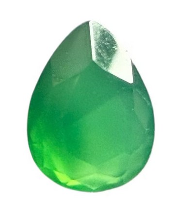 Cabochon Green Agaat 6*8 mm Druppel vorm
