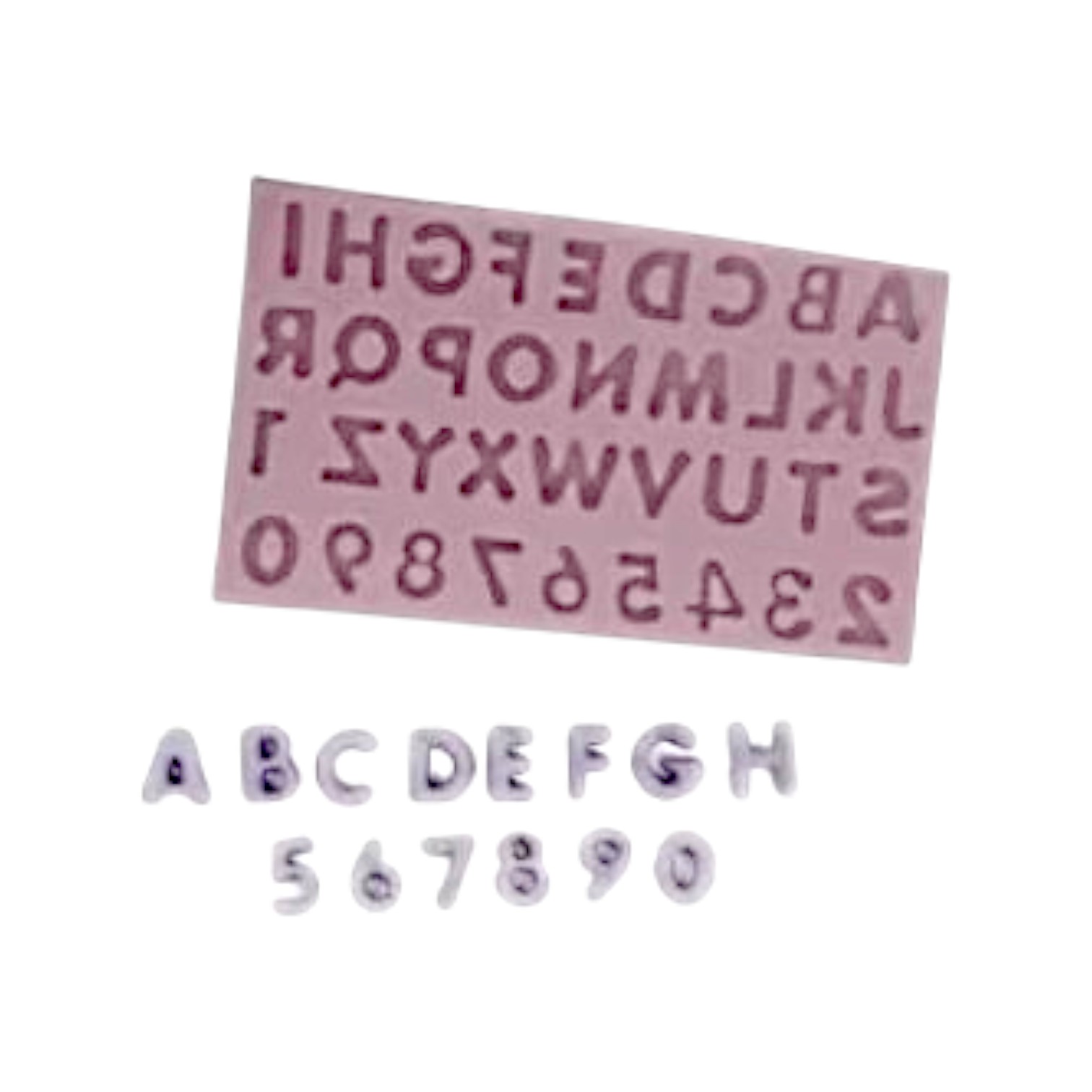 Siliconenmal met letters - Afbeelding 3