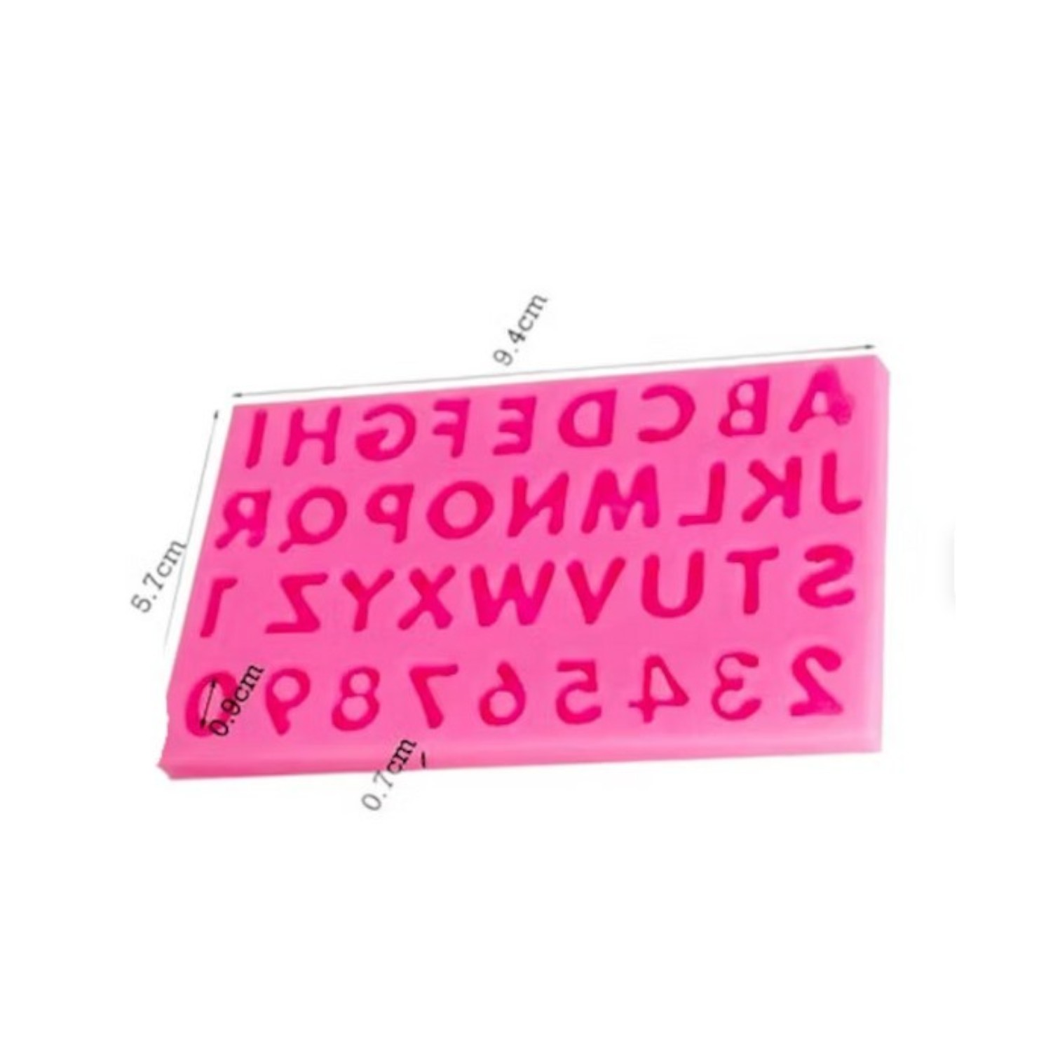 Siliconenmal met letters - Afbeelding 4