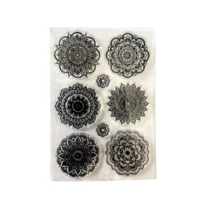 Stempelmat siliconen Mandela 2 Afmeting hele mat 11*16 cm