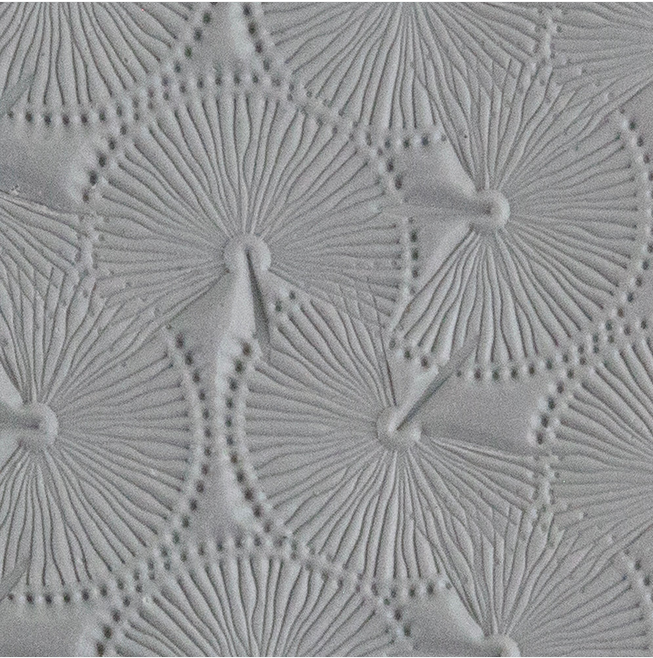 Textuurmat Rubber ca 5*10 cm Palm Branches - Afbeelding 2