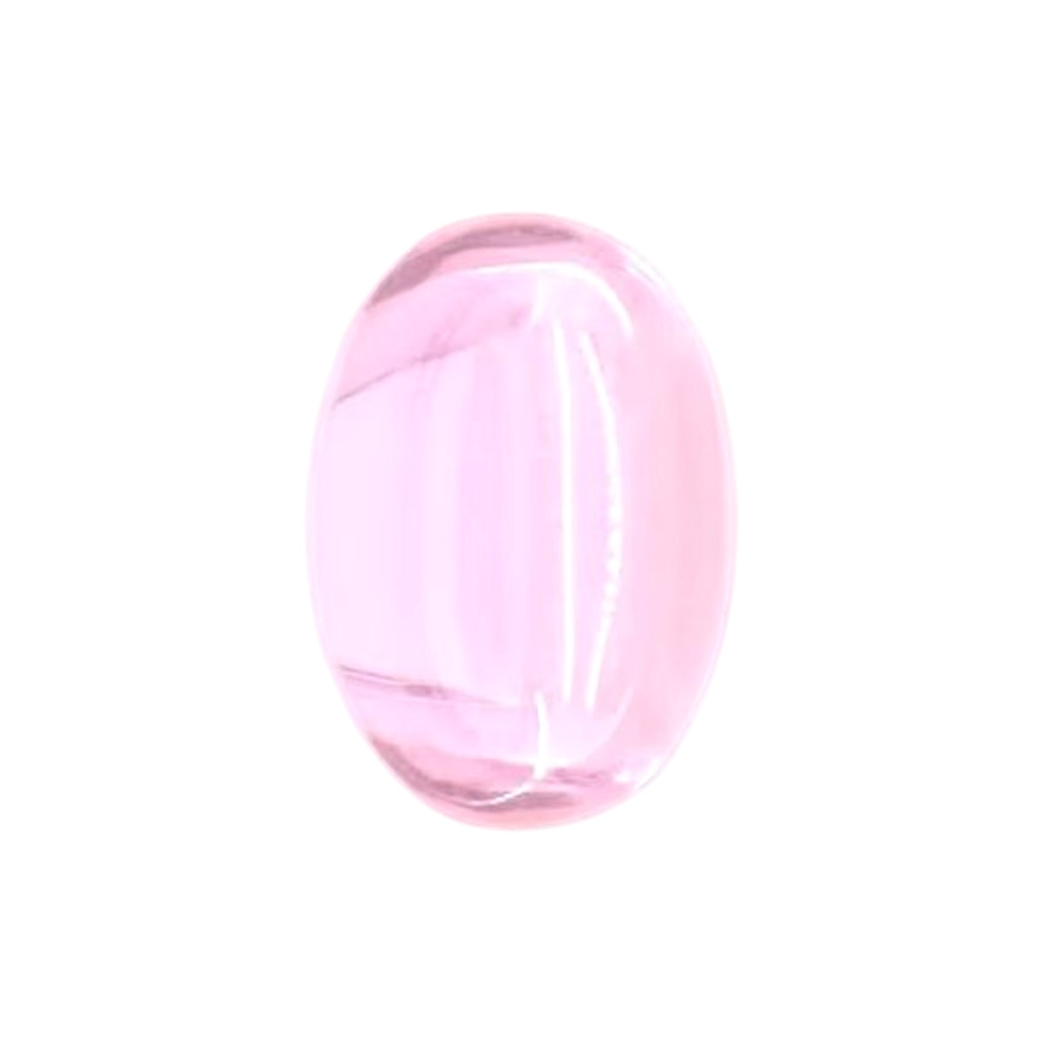 Cabochon CZ flat back 5xA Zirconia. 8*10 mm Pink
