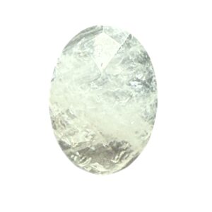 Cabochon Quarts Cristal Facet geslepen ovaal 13*18 mm
