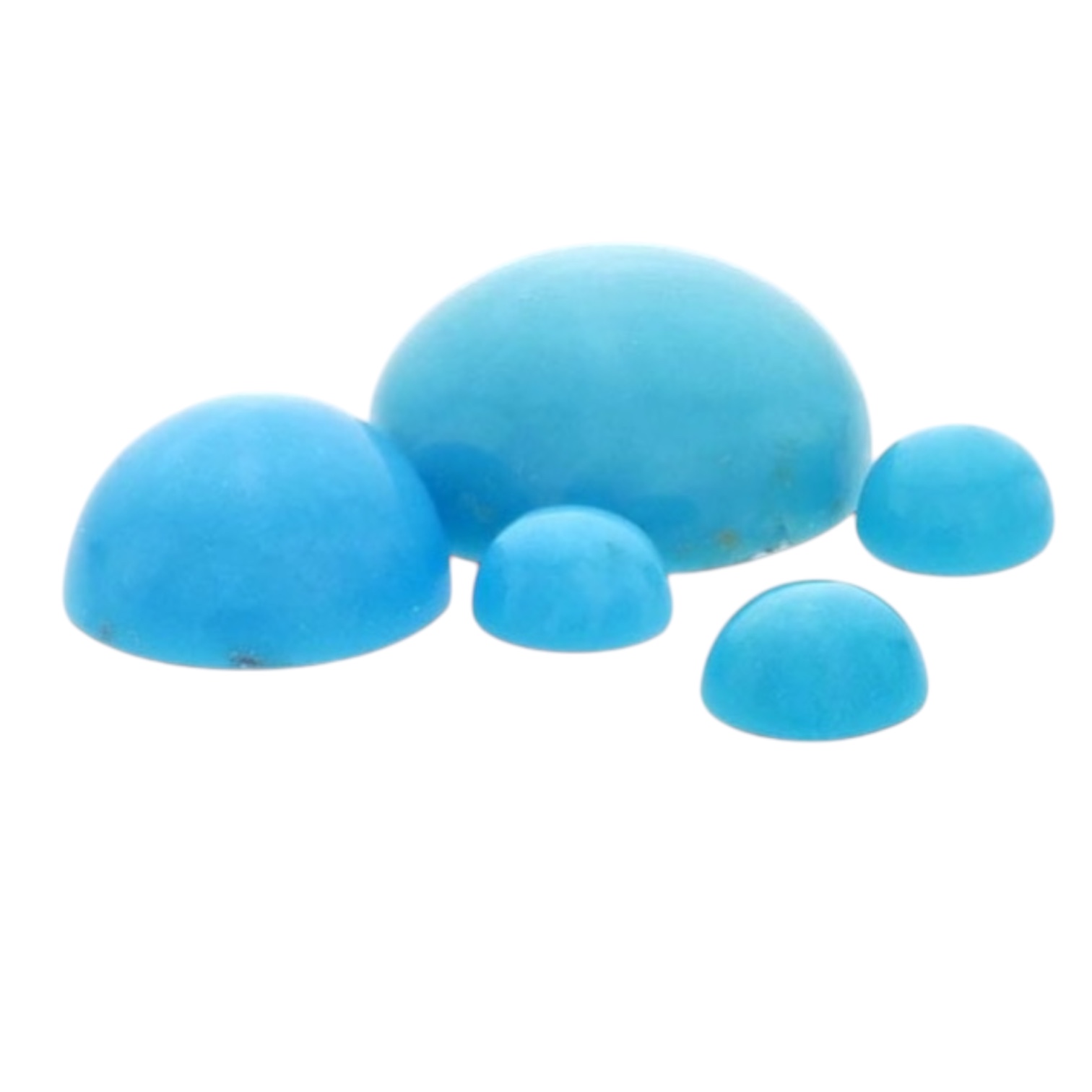 Arizona Turq Cabochon Natuursteen Rond 3mm - Afbeelding 2