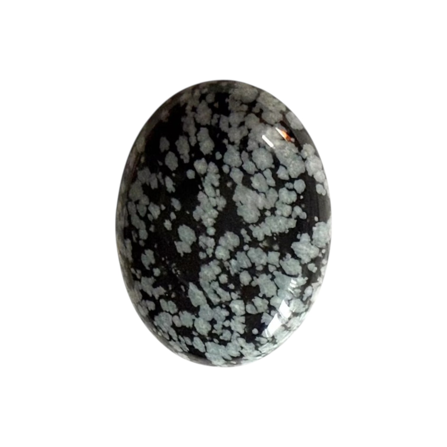 Snowflake Natuursteen cabochon Ovaal Diverse afmetingen