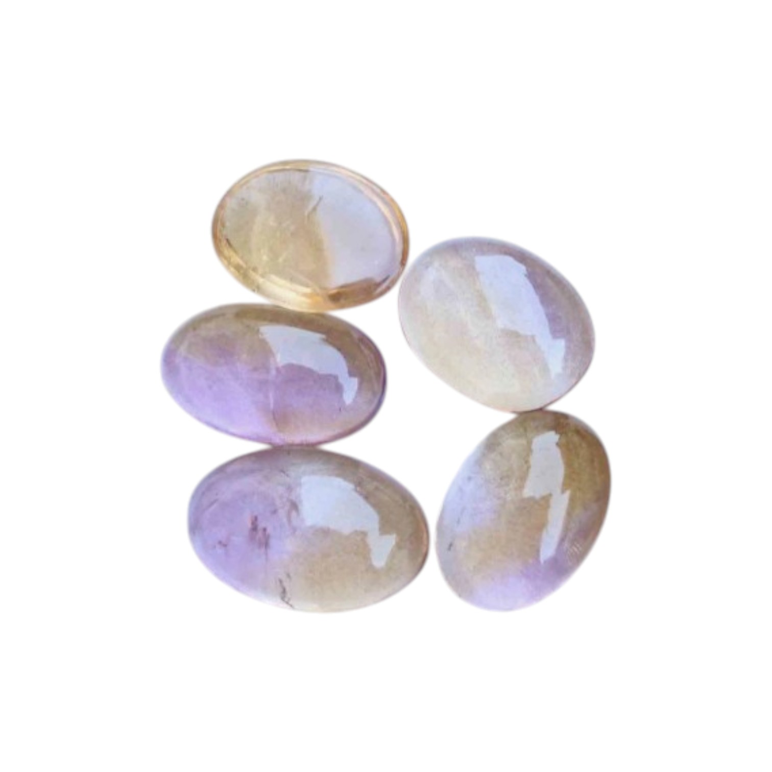 Ametrien Cabochon Natuursteen Ovaal 8*10mm - Afbeelding 2