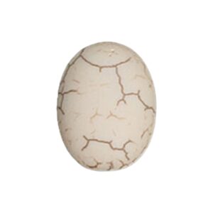 Wit geaderde synthetische cabochon Ovaal  10*12mm