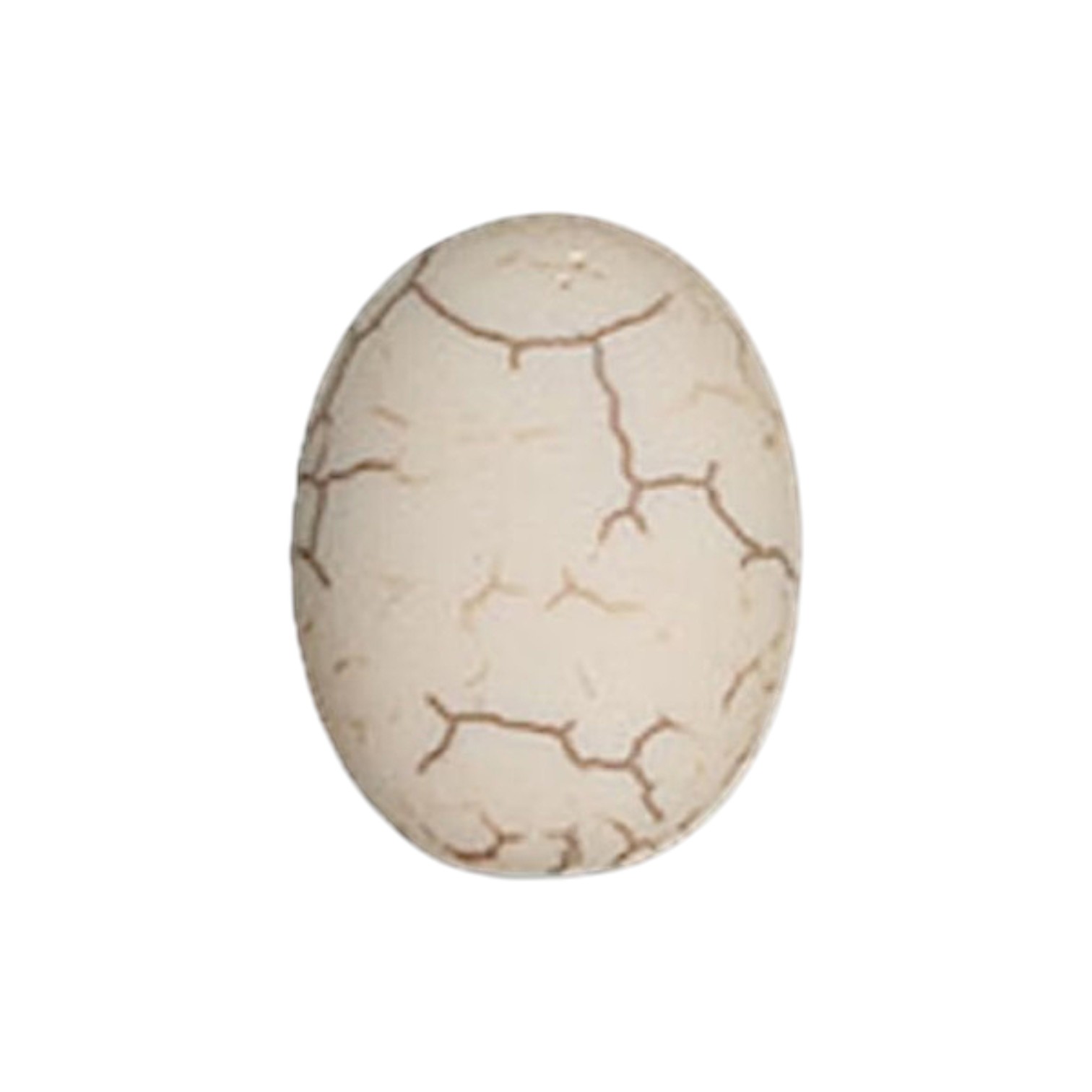 Wit geaderde synthetische cabochon Ovaal 10*12mm