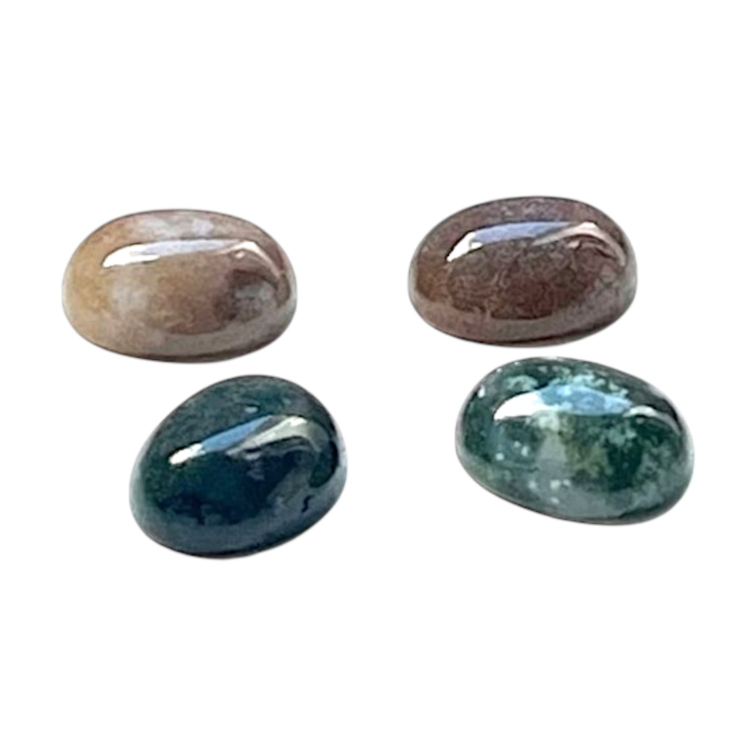 Cabochon d'Agate Indienne Pierre Naturelle Ovale Différentes tailles – Image 2
