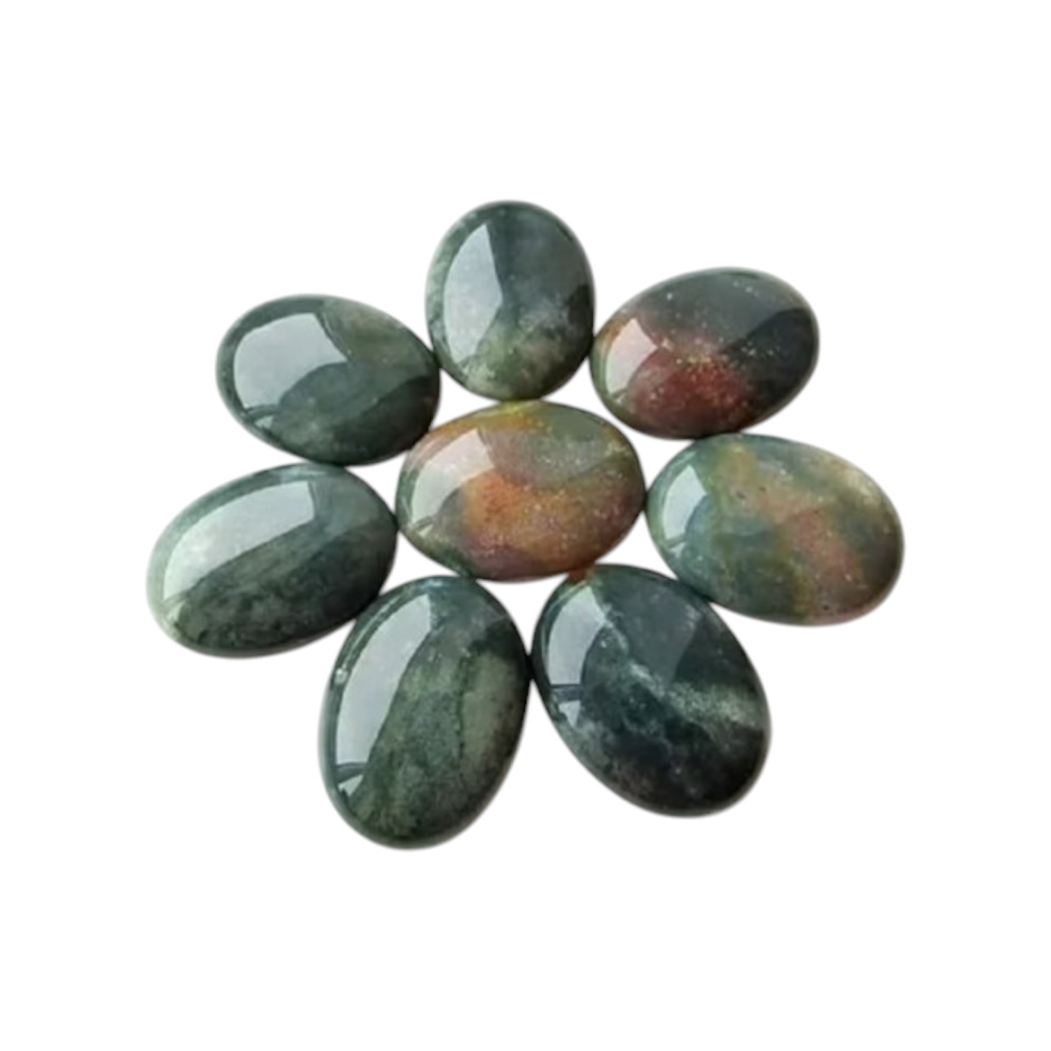 Cabochon d'Agate Indienne Pierre Naturelle Ovale Différentes tailles – Image 3