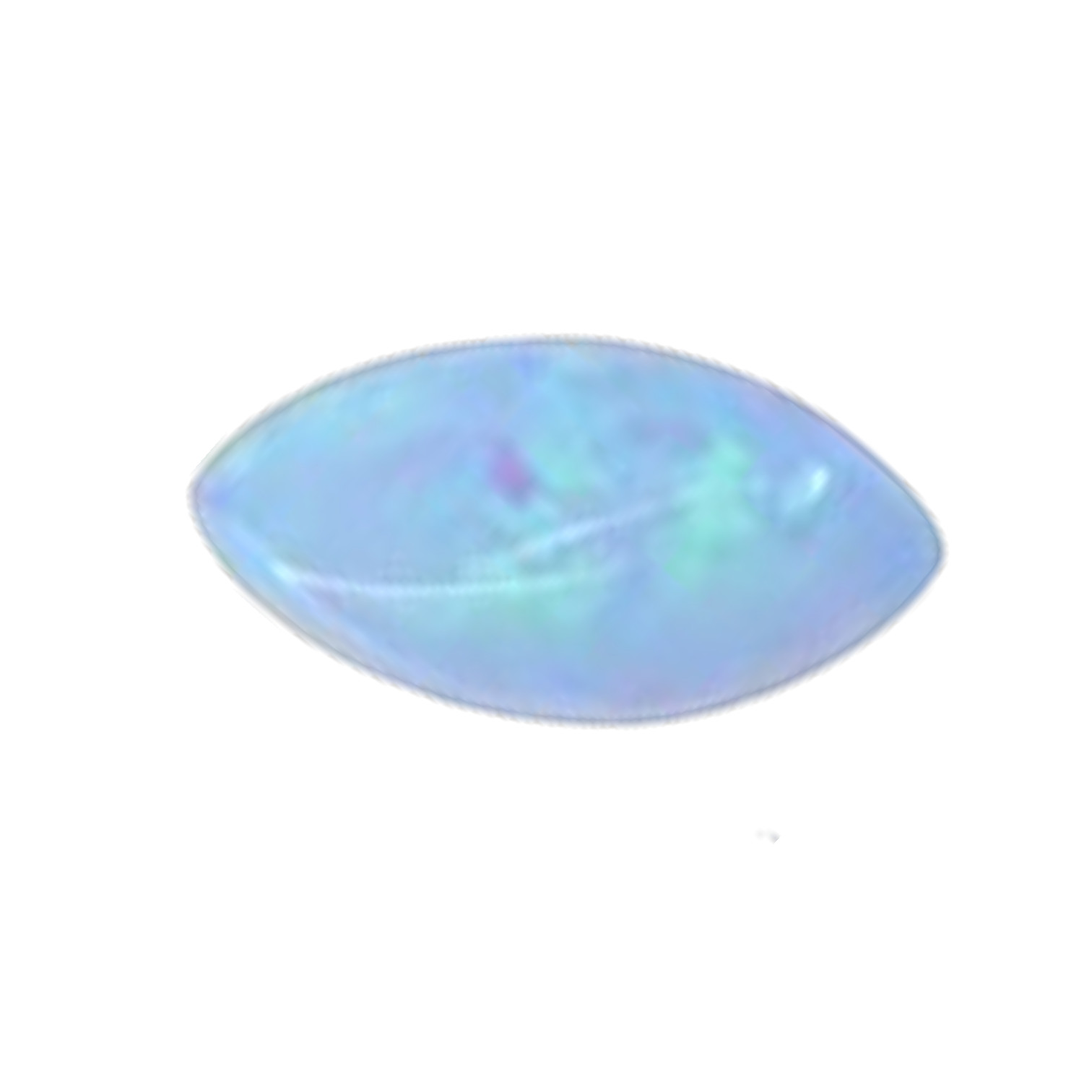 synthetische opaal, blauw, zachtblauw, markiesvorm, labgrown, lab, gekweekt