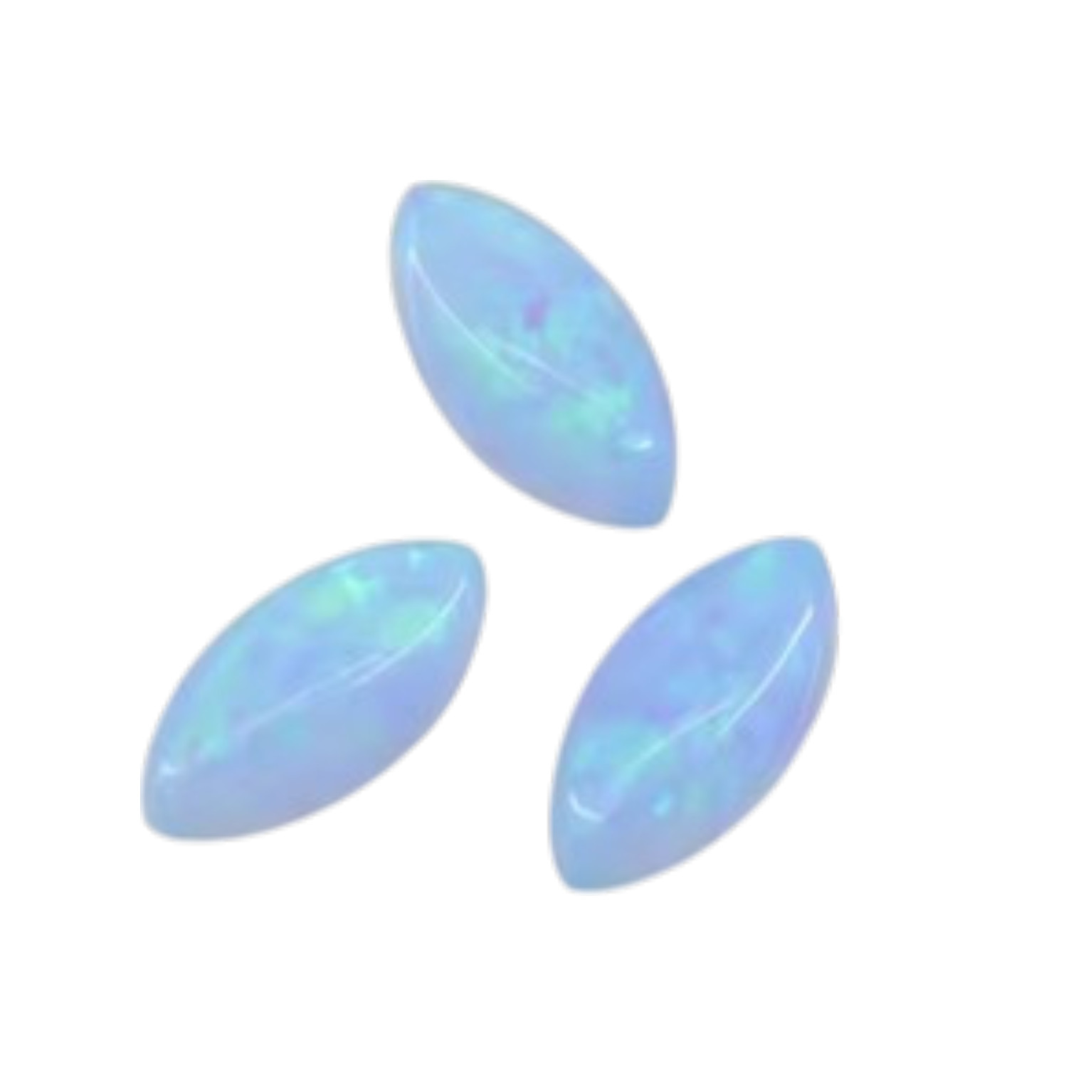 markies, labgrown, blauw, zacht, blauw, lichtblauw, kleur, marquis, vormig,m vorm lab gekweekt