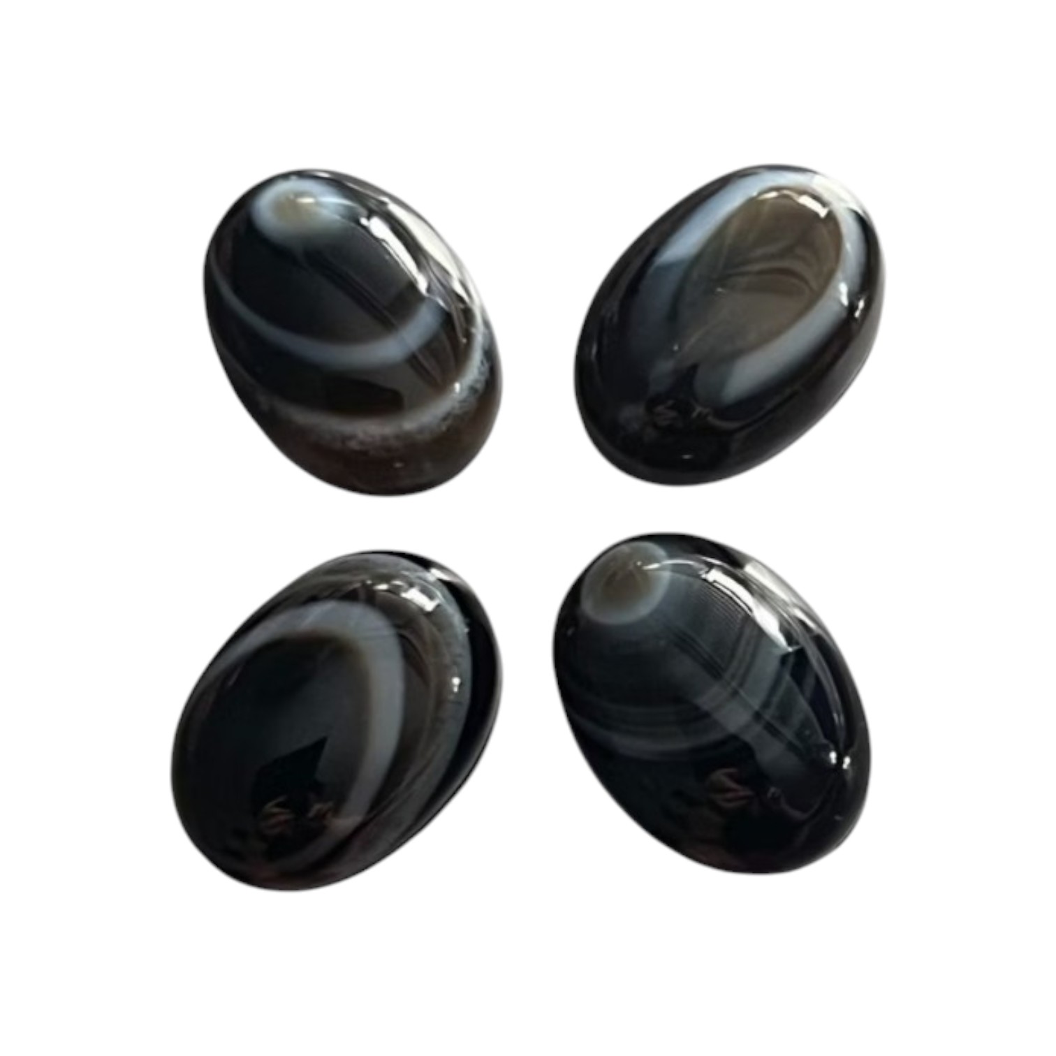 Agaat met oog Cabochon Natuursteen Ovaal 13*18mm - Afbeelding 2