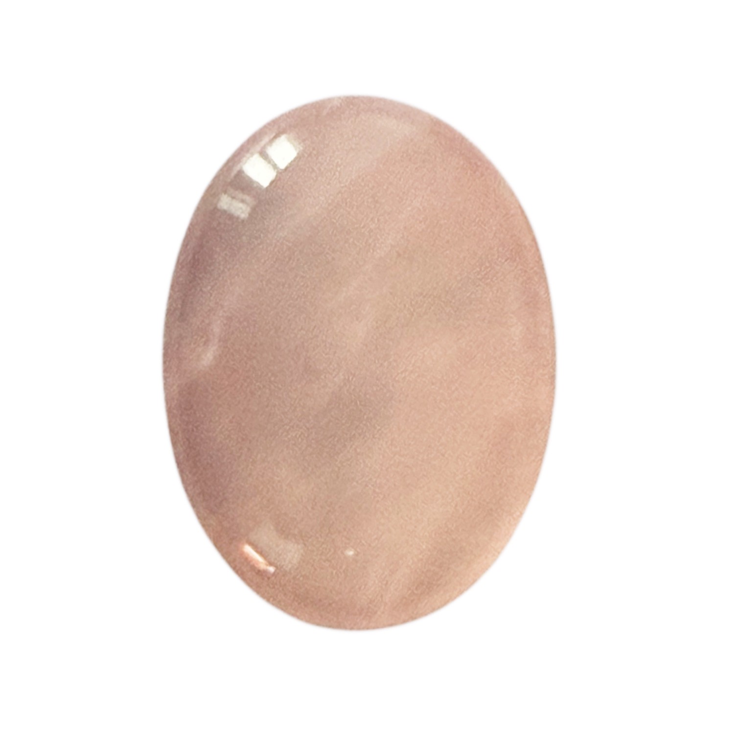 Natural Stone Cabochon Oval Light Rose Quartz Various sizes.